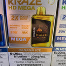 Kraze HD Mega 20k - Budder Vapes
