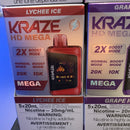Kraze HD Mega 20k - Budder Vapes