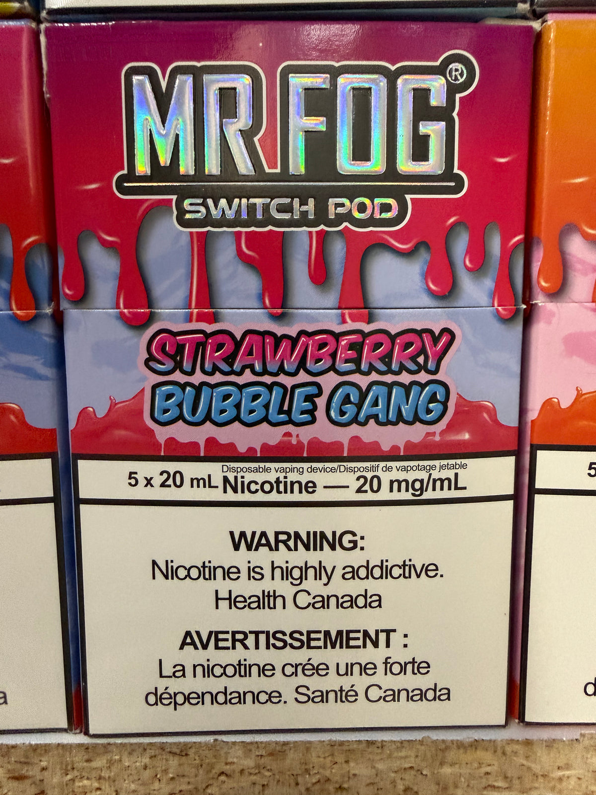 Mr Fog Switch Pod Kit 20ML - 45K Puffs Mr Fog Switch Pod Kit 20ML - 45K Puffs