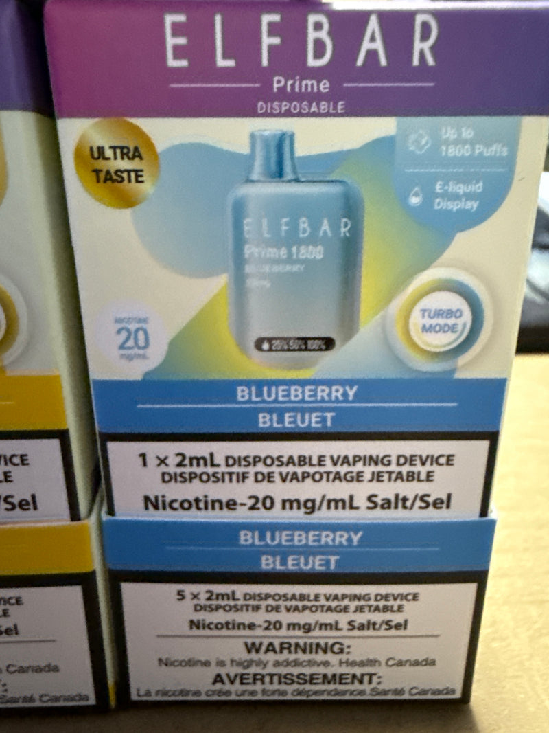 Elf Bar Prime 1800 Puffs