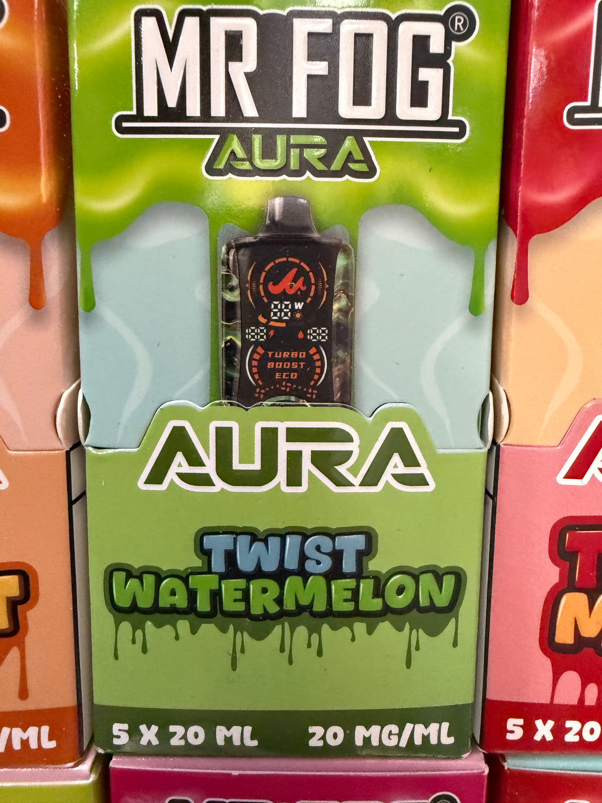 aura mr fog vape Blueberry Watermelon Foger Switch Pro Kit 30K Puffs main image 1