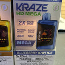 Kraze HD Mega 20k - Budder Vapes
