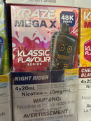 Kraze Mega X Disposable Device – 20ML / Up to 48,000 Puffs