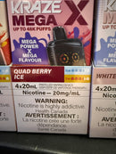 Kraze Mega X Disposable Device – 20ML / Up to 48,000 Puffs