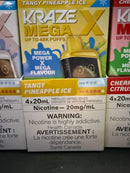 Kraze Mega X Disposable Device – 20ML / Up to 48,000 Puffs