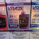 Kraze HD Mega 20k - Budder Vapes
