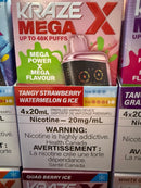 Kraze Mega X Disposable Device – 20ML / Up to 48,000 Puffs