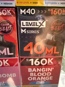 Level X 40ML -160k Puffs