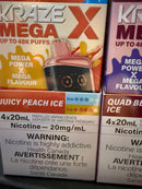 Kraze Mega X Disposable Device – 20ML / Up to 48,000 Puffs