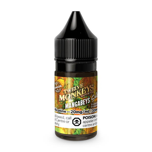 Twelve Monkeys Salt 20 Mg Nic Juice Bottles - Budder Vapes