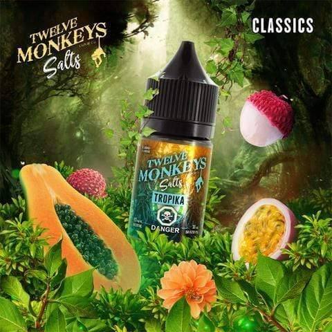 Twelve Monkeys Salt 20 Mg Nic Juice Bottles - Budder Vapes